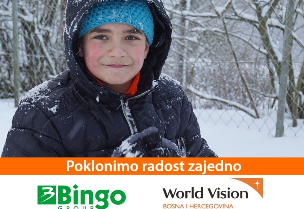 „Zajedno za radost djece: Bingo i World Vision BiH daruju novogodišnje paketiće za 700 ranjive djece u BiH“