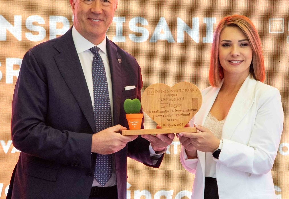 Kampanjom Inspirisani srcem Bingo, Intesa Sanpaolo Banka i Visa prikupili su 44.000 KM za porodilišta u BiH